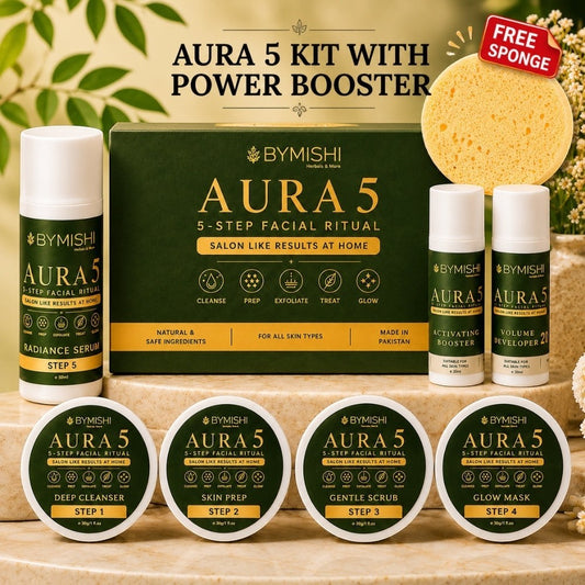 AURA 5 Facial Kit with Booster ( 7 Steps ) - MYOB
