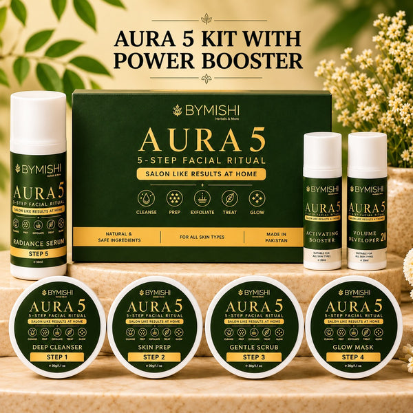 AURA 5 Facial Kit with Booster ( 7 Steps ) - MYOB
